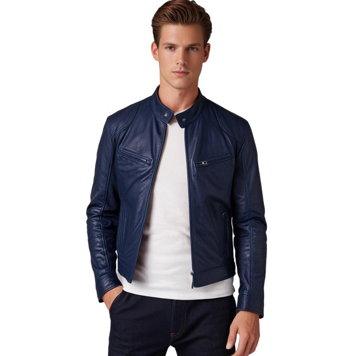 Mikel - Veste en cuir pour homme