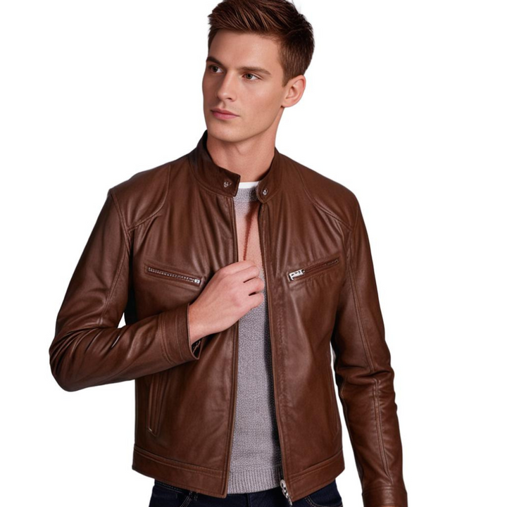 Mikel - Veste en cuir pour homme