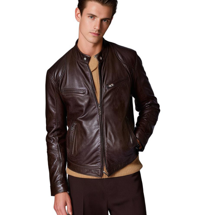 Mikel - Veste en cuir pour homme