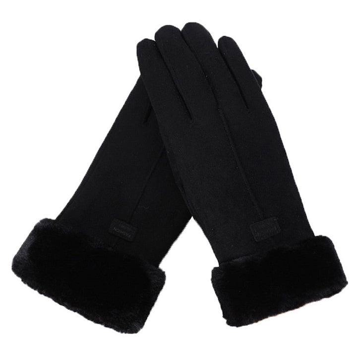 Gants d'Hiver Femme Imperméables Doublés en Polaire Tactiles