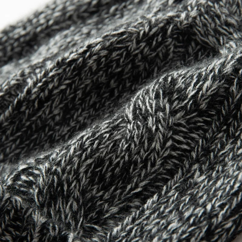 Bonnet Femme Cachemire Maille Torsadée Revers Côtelé