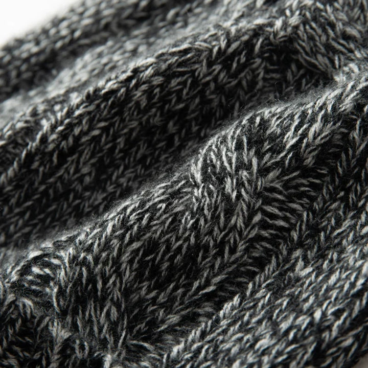 Bonnet Femme Cachemire Maille Torsadée Revers Côtelé