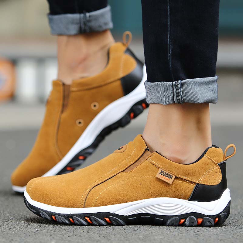 Chaussures de Randonnée Homme Sans Lacets, Semelle Antidérapante