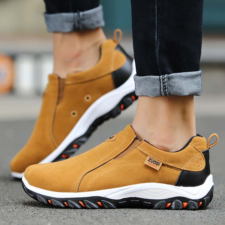 Chaussures de Randonnée Homme Sans Lacets, Semelle Antidérapante