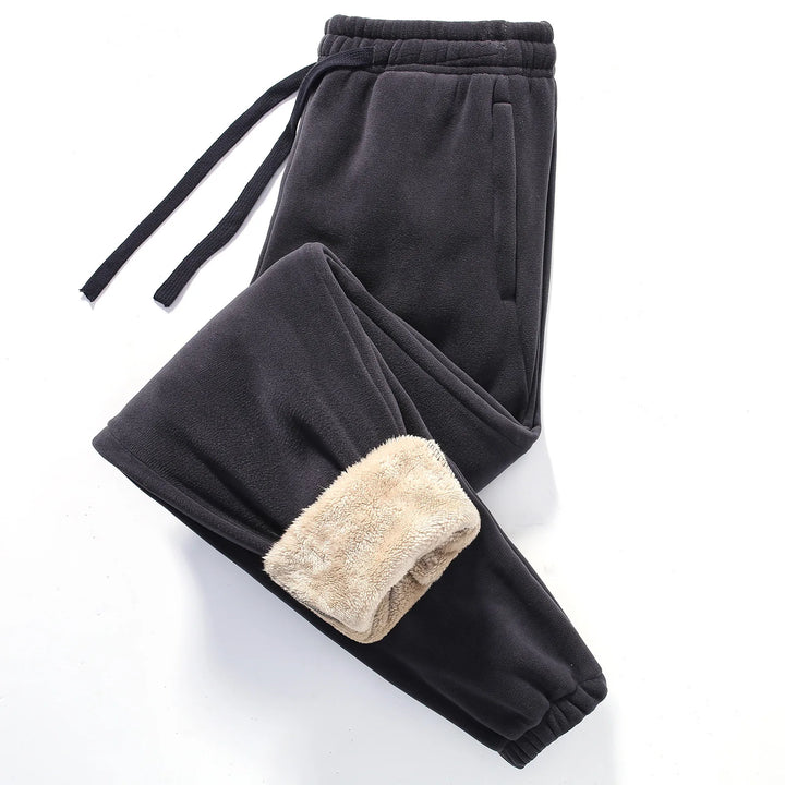 Jogging Homme Doublure Polaire Sherpa Taille À Cordon Et Poignets Élastiqués