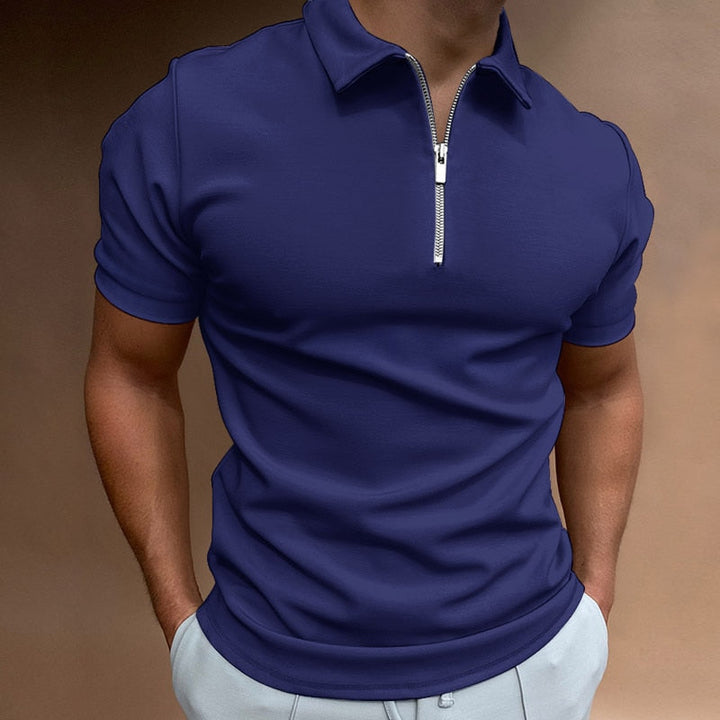 Étienne | Polo zippé pour homme