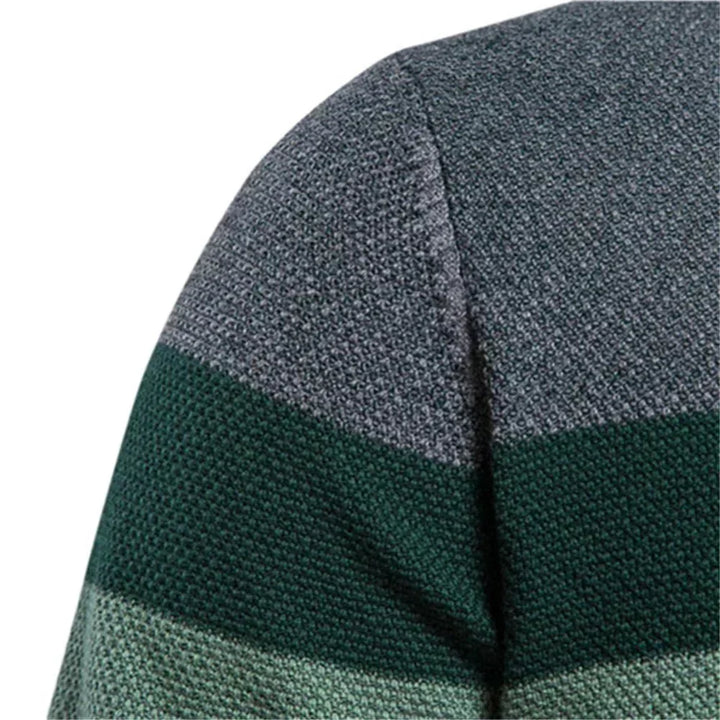 Pull Homme en Maille Color Block
