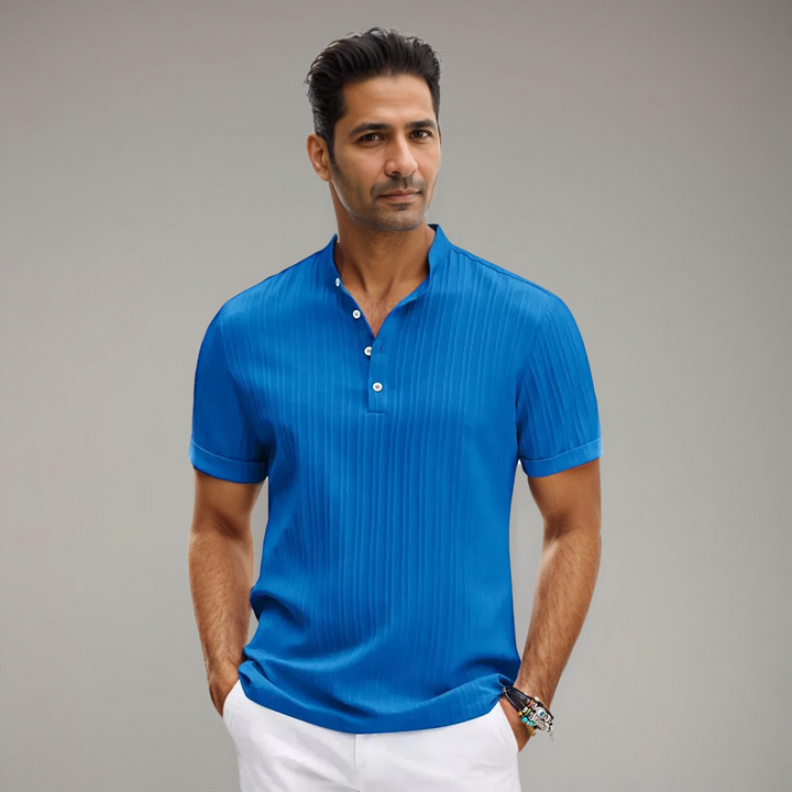 Daniel | Polo côtelé ajusté pour hommes