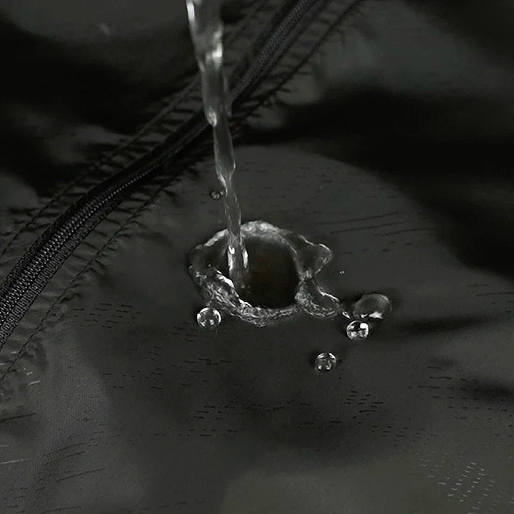 Coupe-Vent Homme Imperméable à Capuche Zip Intégral
