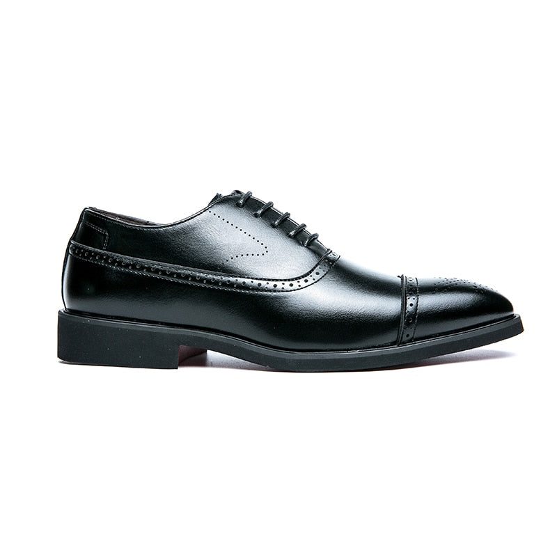 Chaussures de Ville Homme en Cuir Richelieu Semelle Rouge