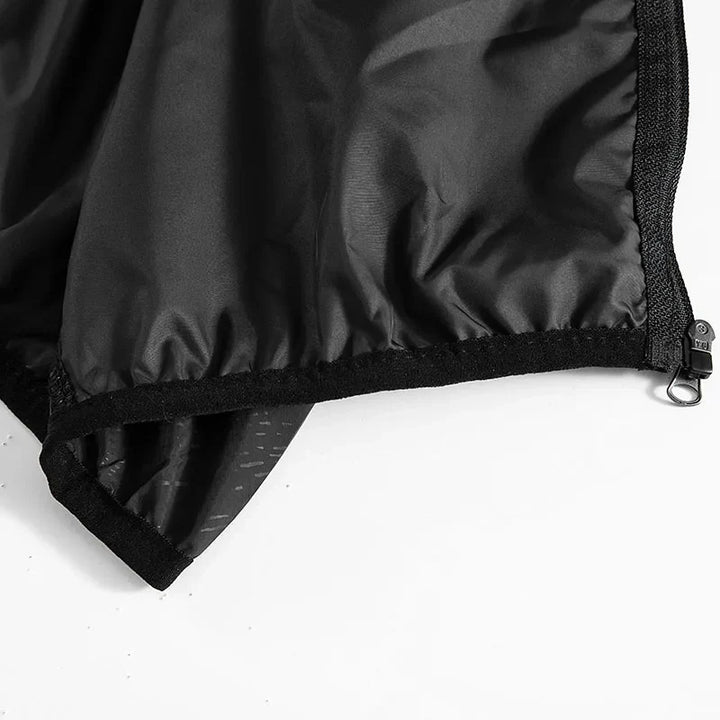 Coupe-Vent Homme Imperméable à Capuche Zip Intégral