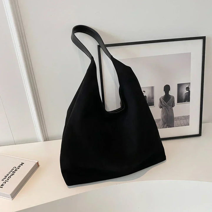 Sac Cabas Femme en Daim avec Anses d’Épaule