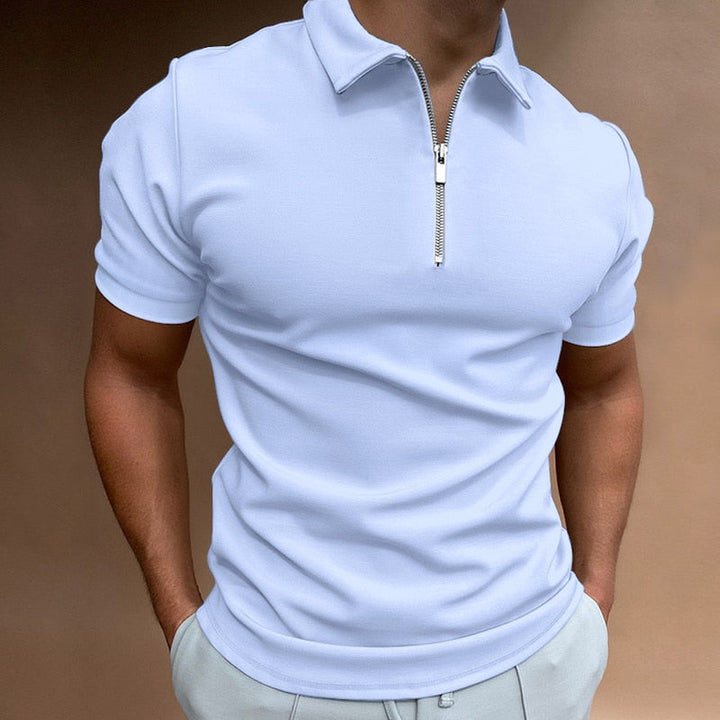 Étienne | Polo zippé pour homme