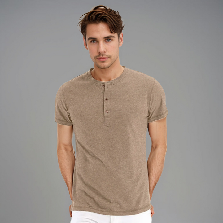 Baptiste | Chemise Henley décontractée pour hommes