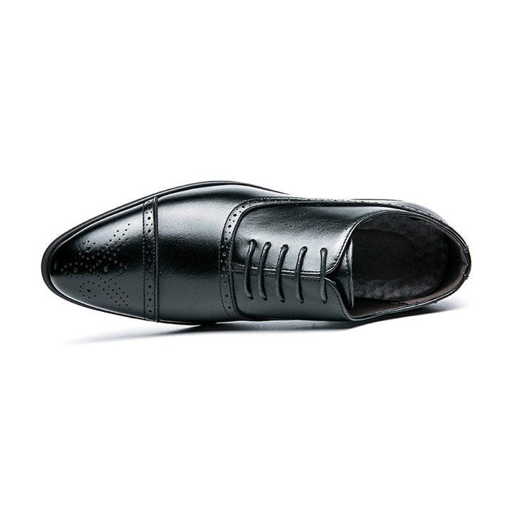 Chaussures de Ville Homme en Cuir Richelieu Semelle Rouge