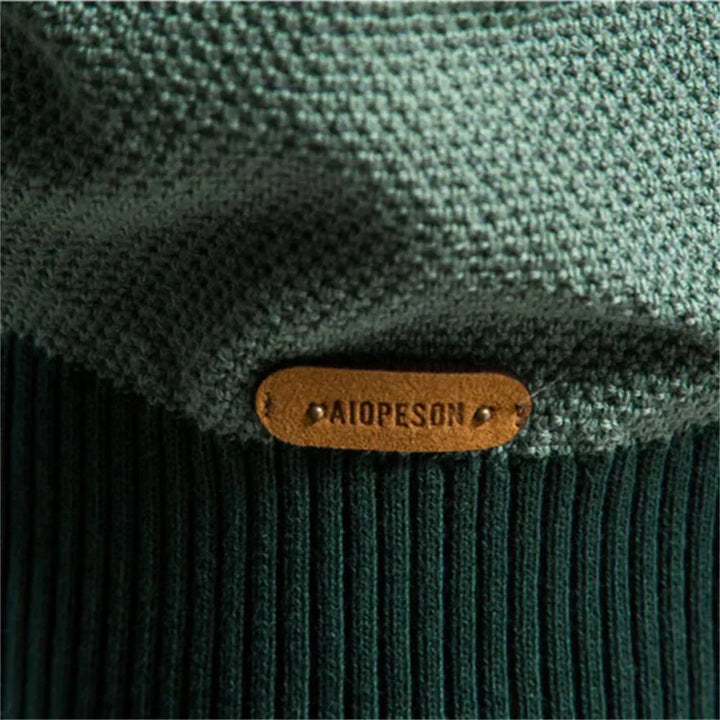 Pull Homme en Maille Color Block