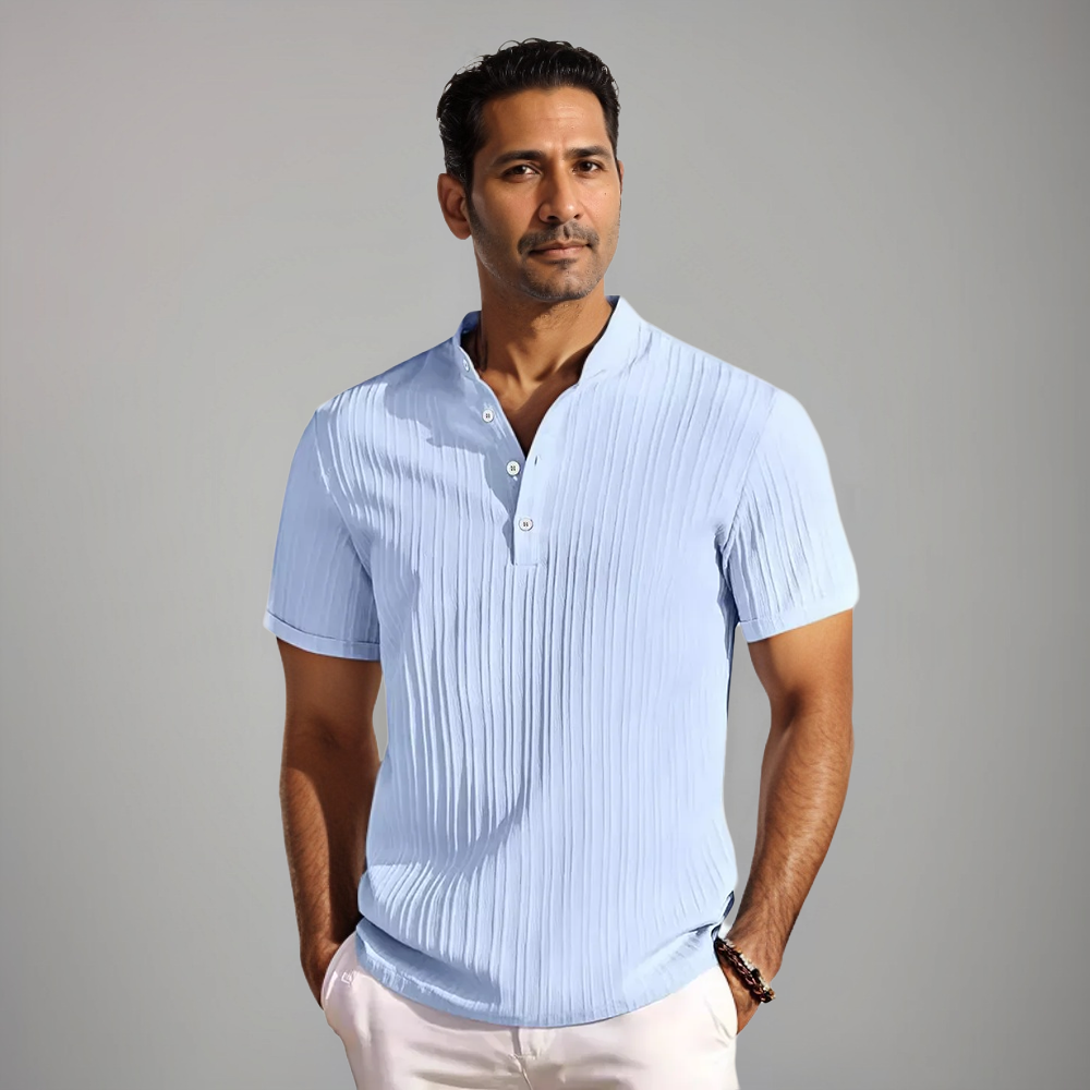 Daniel | Polo côtelé ajusté pour hommes