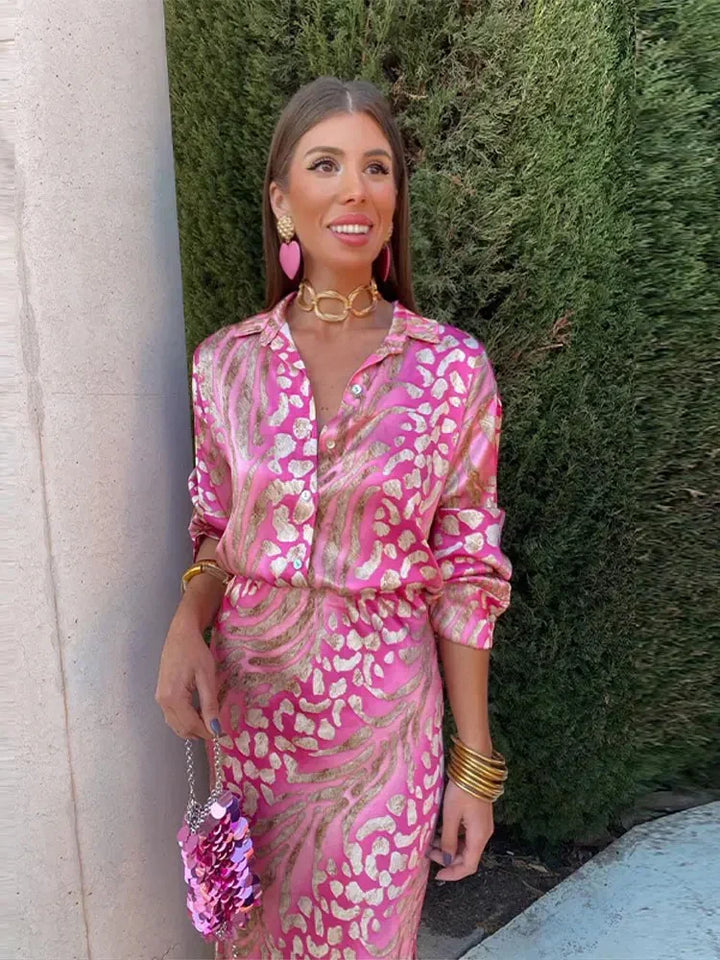Grace | Ensemble d'Été Chic en Satin