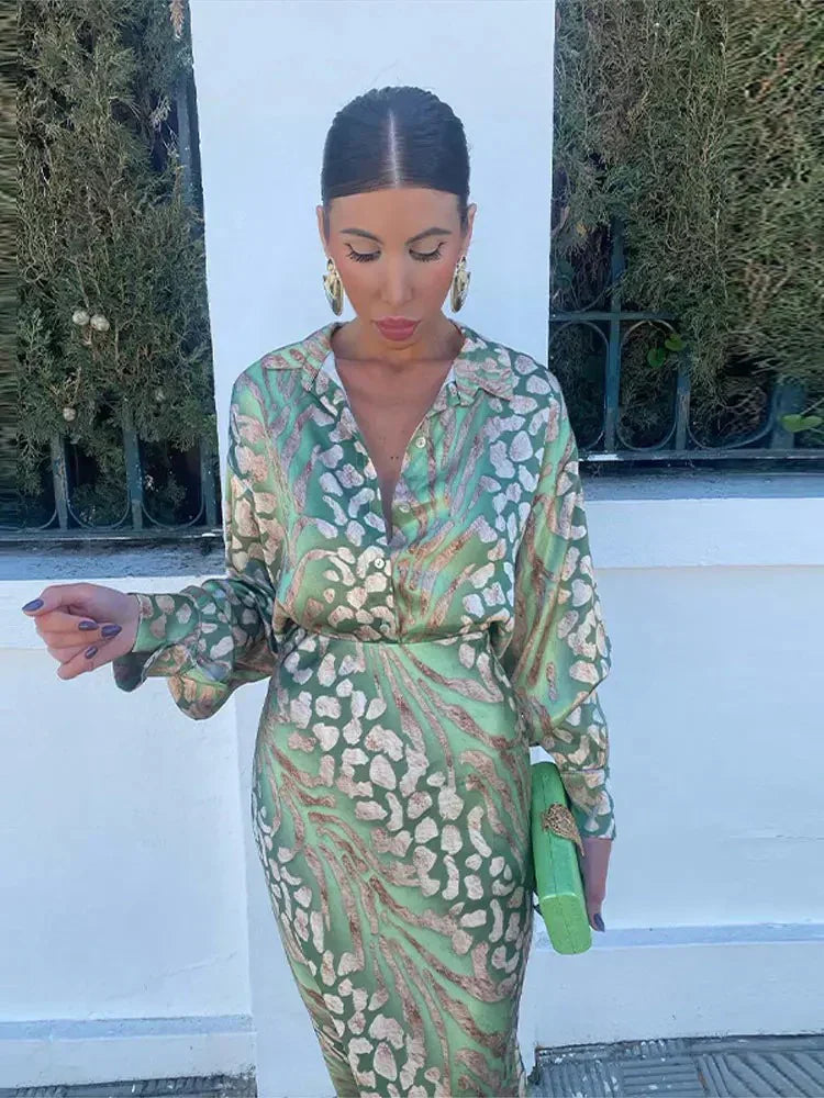 Grace | Ensemble d'Été Chic en Satin