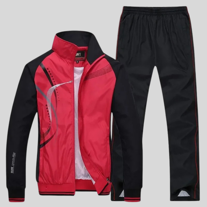 Ensemble de Sport Homme 2 Pièces avec Veste Zippée et Jogger