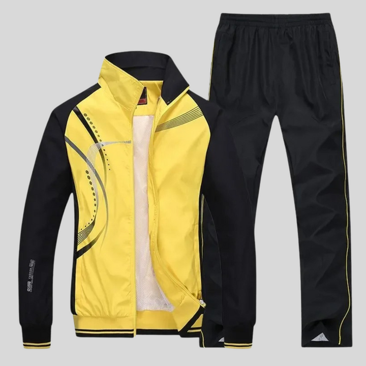Ensemble de Sport Homme 2 Pièces avec Veste Zippée et Jogger
