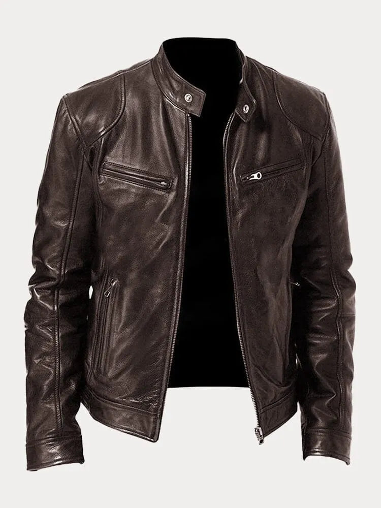 Veste en Cuir Homme