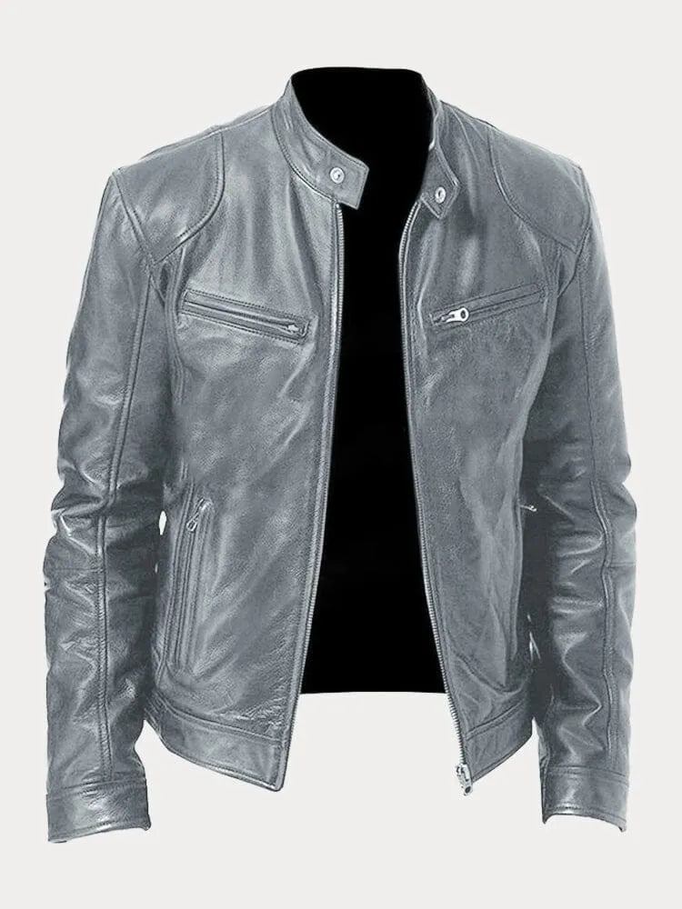 Veste en Cuir Homme