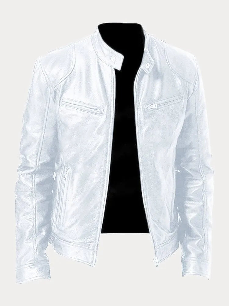 Veste en Cuir Homme