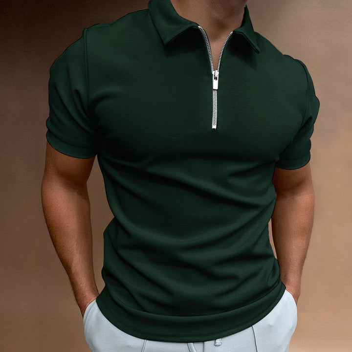 Étienne | Polo zippé pour homme