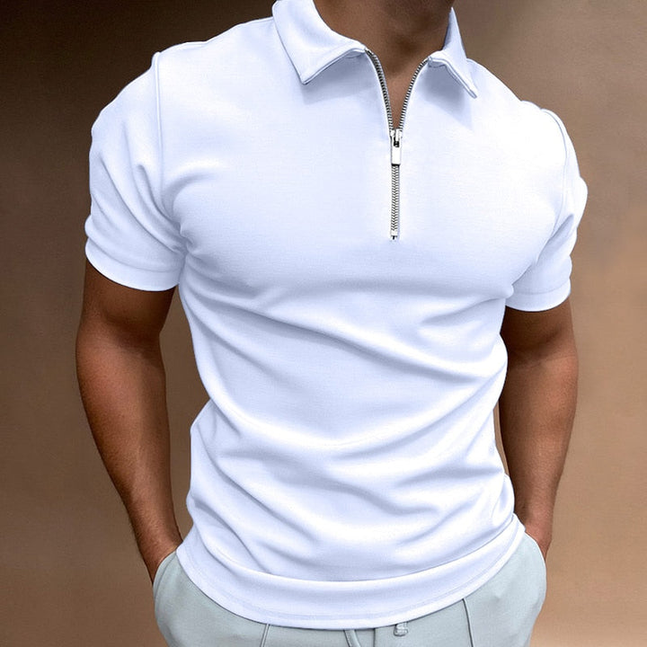 Étienne | Polo zippé pour homme