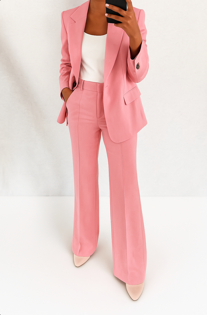 Ensemble Tailleur Femme Deux Pièces Élégant