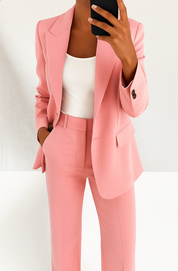Ensemble Tailleur Femme Deux Pièces Élégant