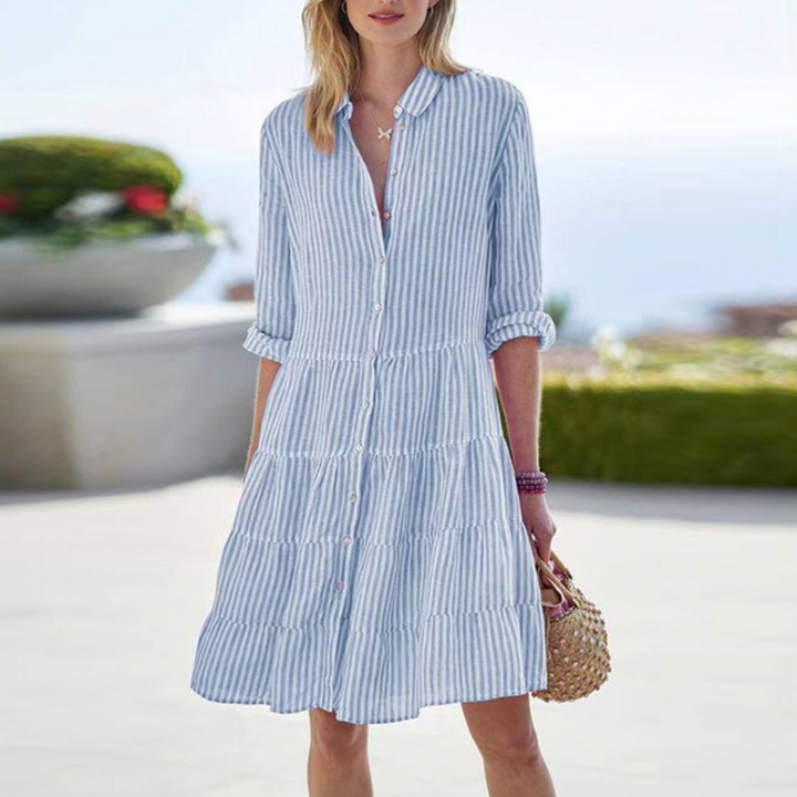 Diane | Robe d'été rayée décontractée pour femmes