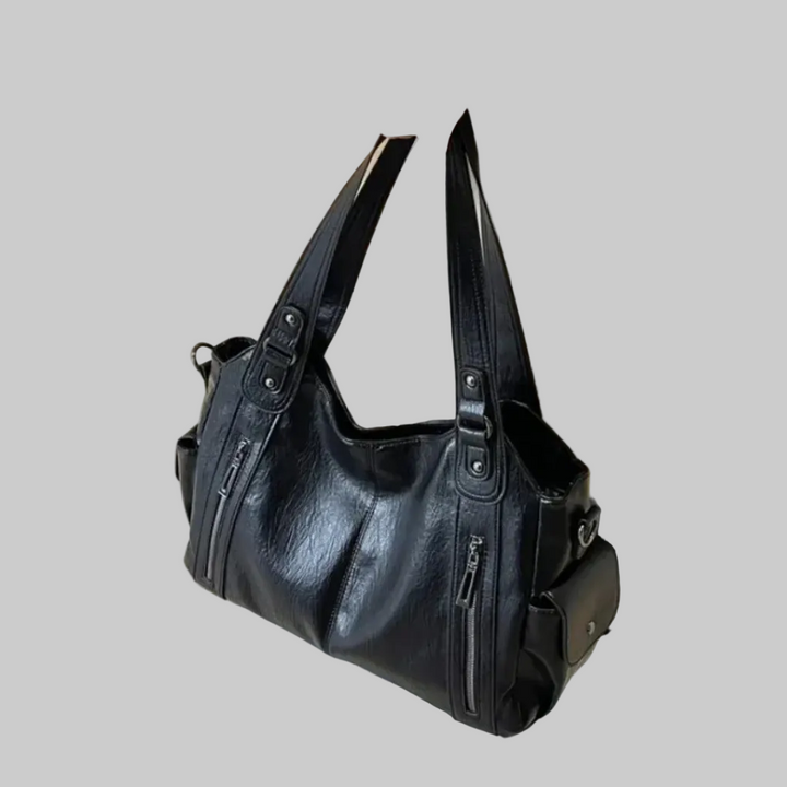 Sac à Épaule Femme en Cuir Végan – Grand Format