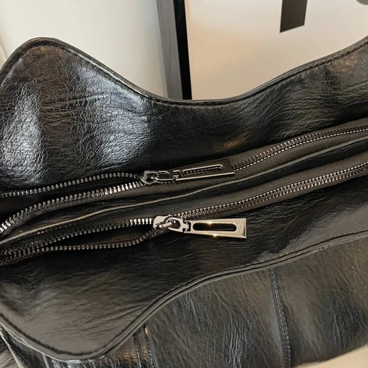Dames Schoudertas van Vegan Leer – Ruim Model met Elegante Afwerking
