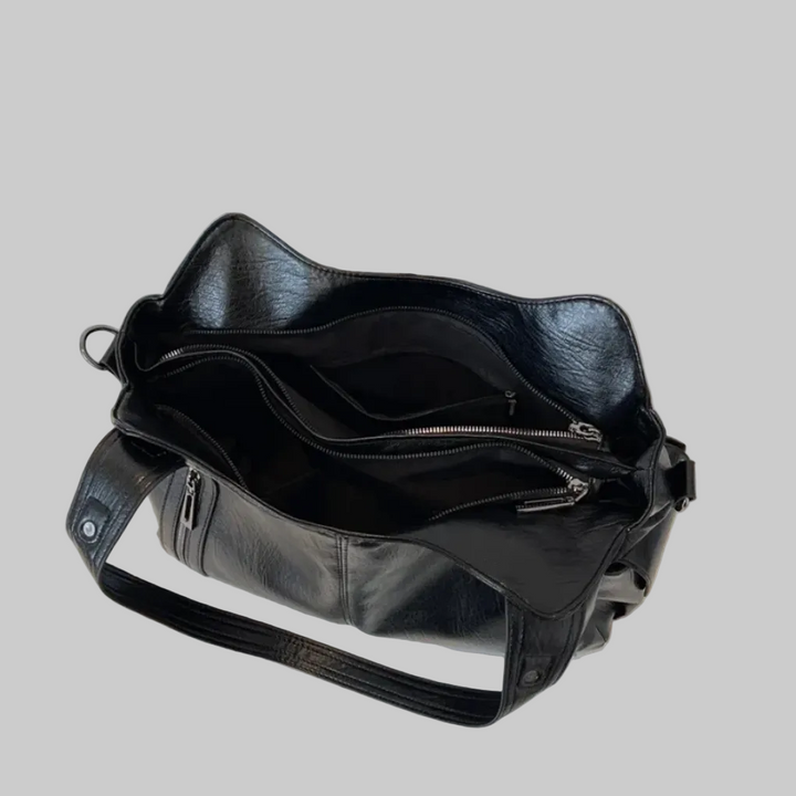 Sac à Épaule Femme en Cuir Végan – Grand Format