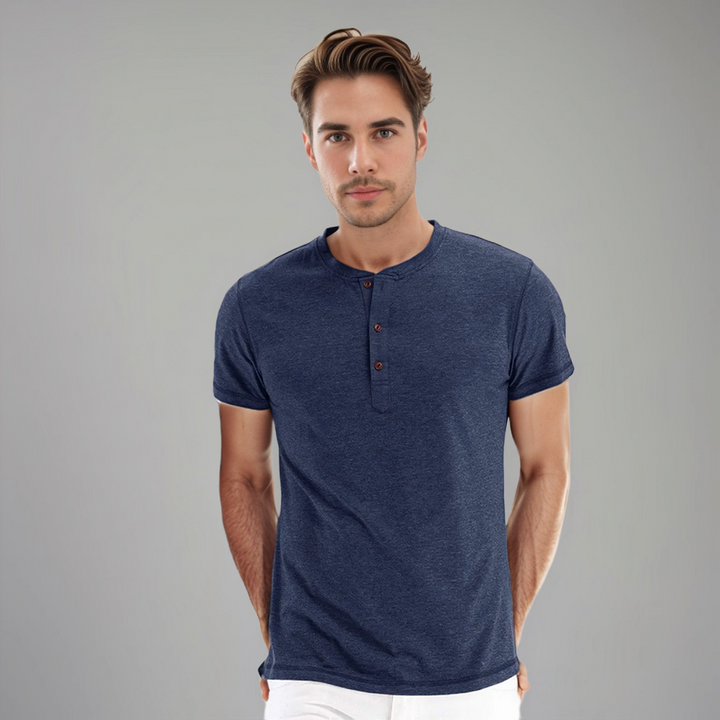 Baptiste | Chemise Henley décontractée pour hommes