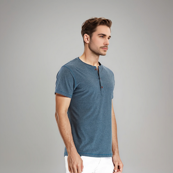 Baptiste | Chemise Henley décontractée pour hommes