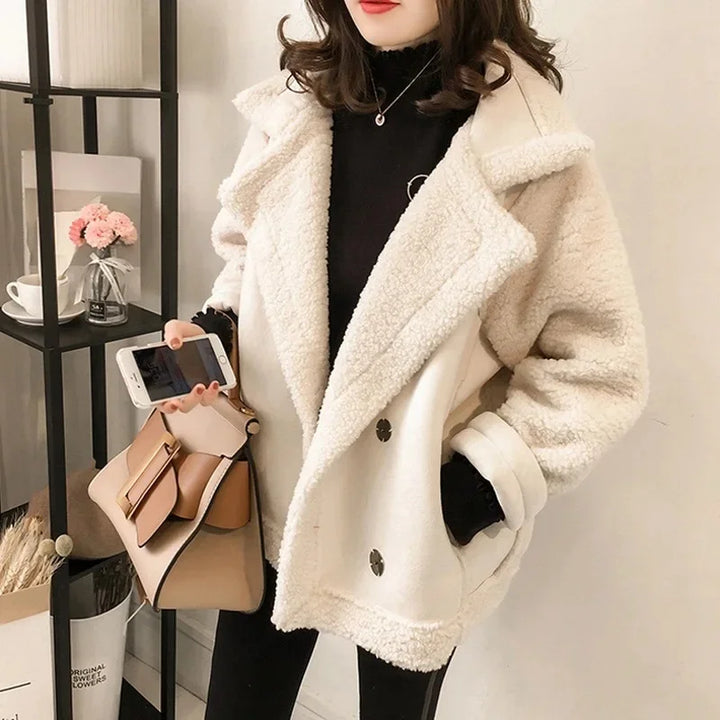 Veste Femme Doublure Sherpa Col Revers