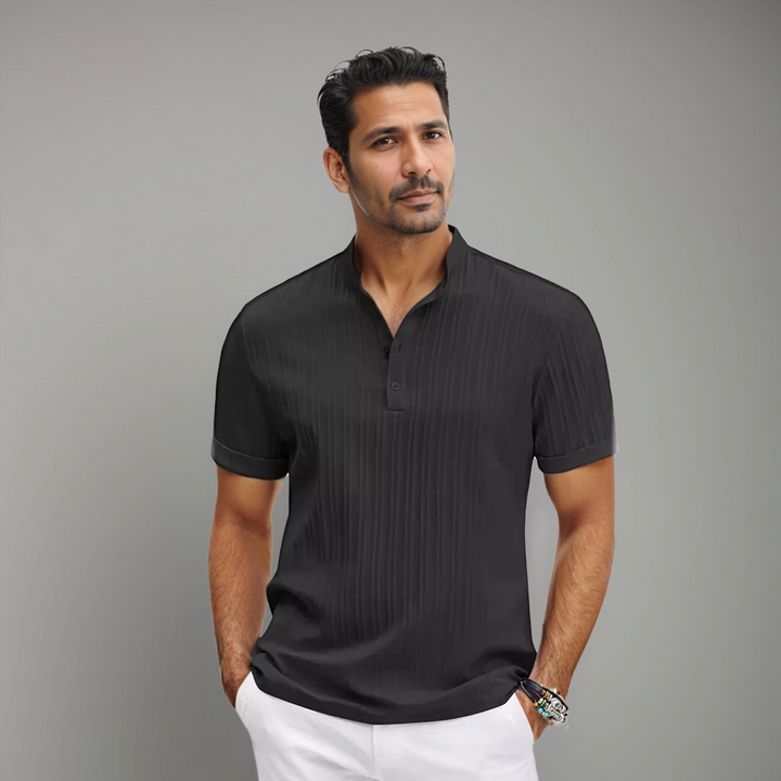 Daniel | Polo côtelé ajusté pour hommes