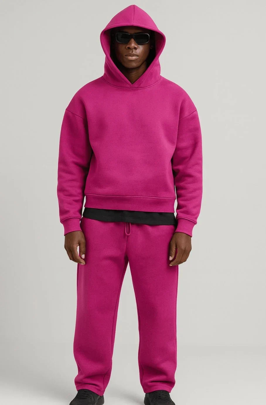 Ensemble Sweat À Capuche Oversize Et Jogging Homme