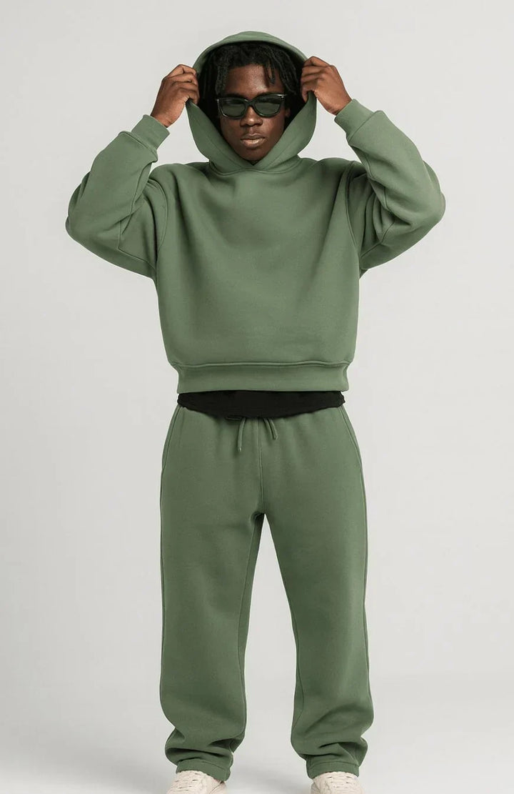 Ensemble Sweat À Capuche Oversize Et Jogging Homme