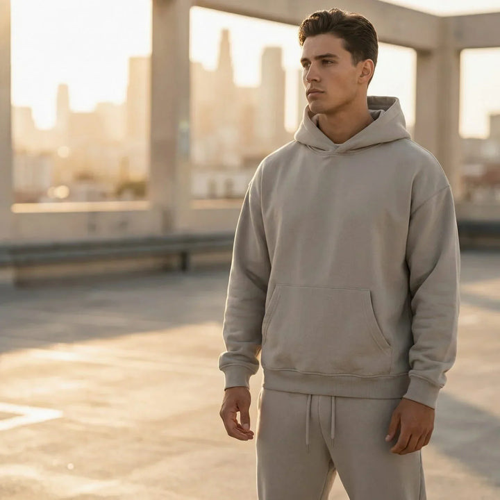 Ensemble Sweat À Capuche Oversize Et Jogging Homme