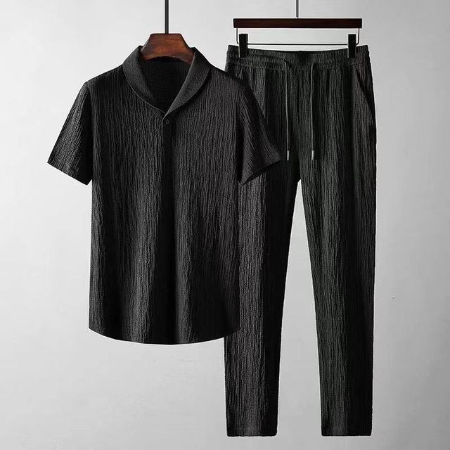 Théophile | Ensemble polo décontracté et jogging pour hommes