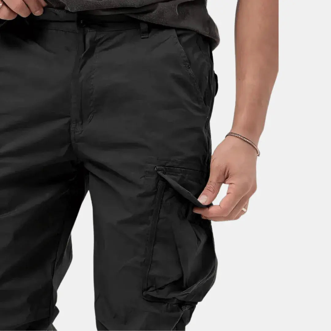 Jogger Cargo Homme Coupe Ajustée avec Poches