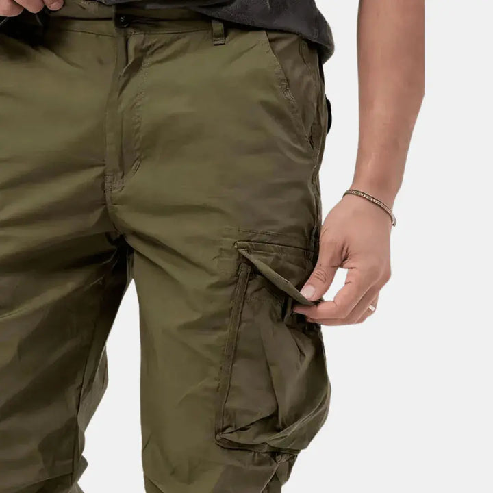Jogger Cargo Homme Coupe Ajustée avec Poches