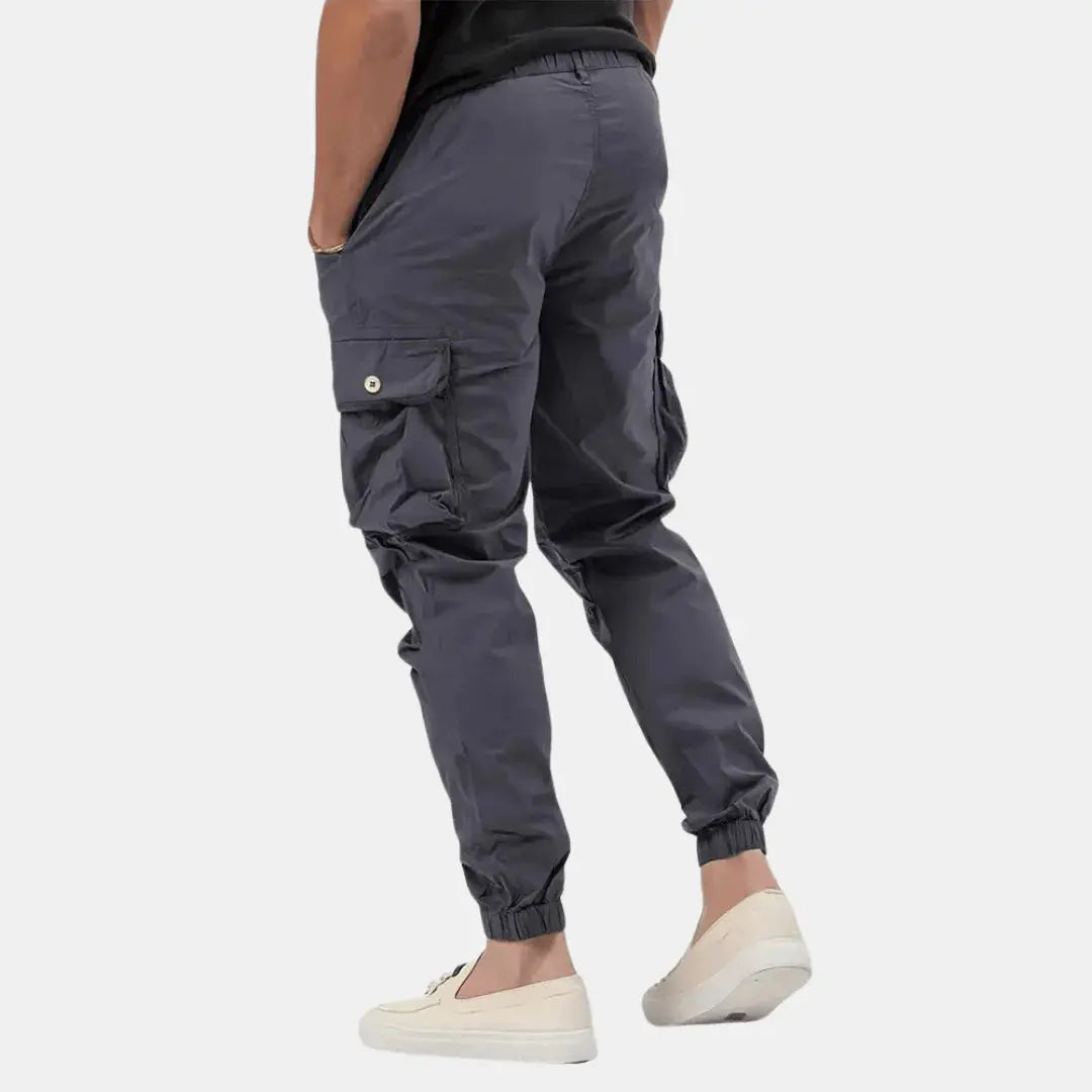 Jogger Cargo Homme Coupe Ajustée avec Poches