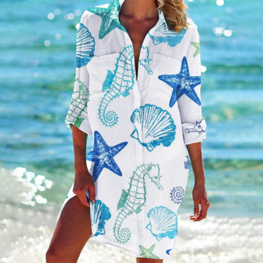 Hermine | Chemise pour Femme | Tie-Dye, D'Été & Décontractée