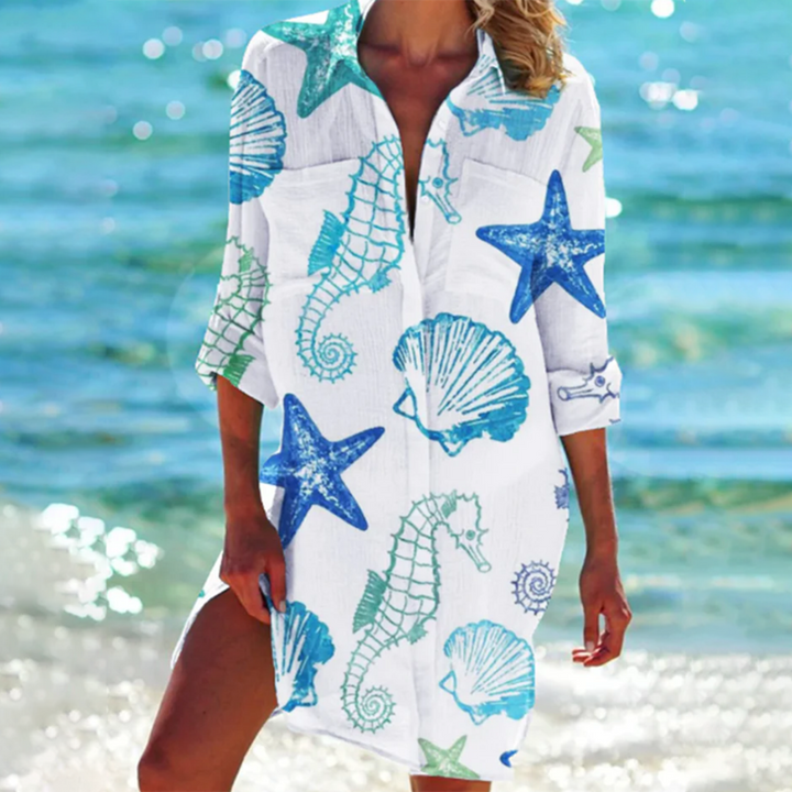 Hermine | Chemise pour Femme | Tie-Dye, D'Été & Décontractée