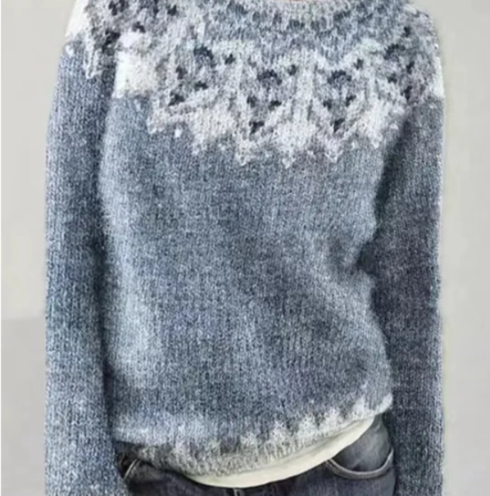 Pull Femme en Maille Style Scandinave